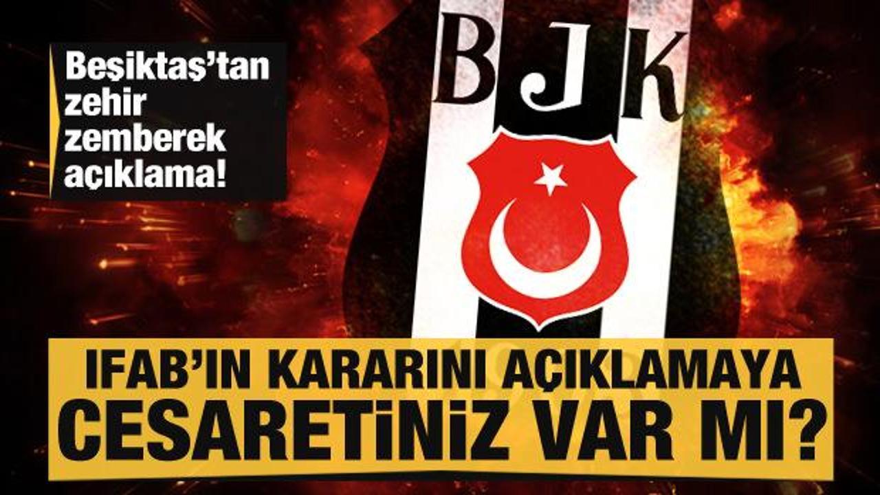 TFF kararı sonrası Beşiktaş'tan açıklama!