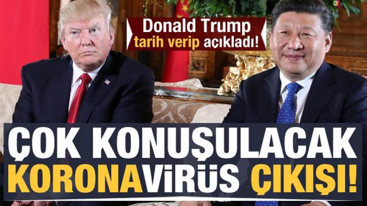 Trump'tan çok konuşulacak 'coronavirüs' açıklaması! Tarih verdi