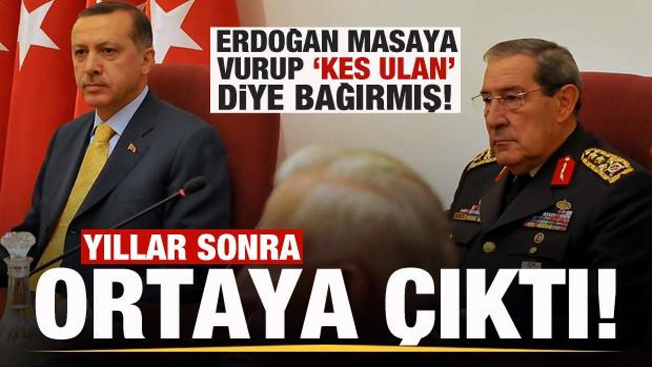 Yıllar sonra ortaya çıktı! Erdoğan, Şener Eruygur'a 'Kes ulan' diye bağırmış