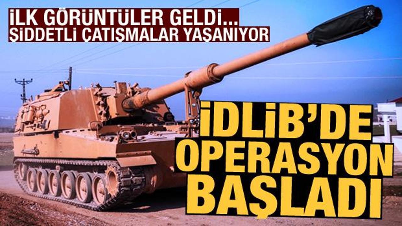 AA duyurdu! İdlib'de operasyon başlattılar: Şiddetli çatışmalar
