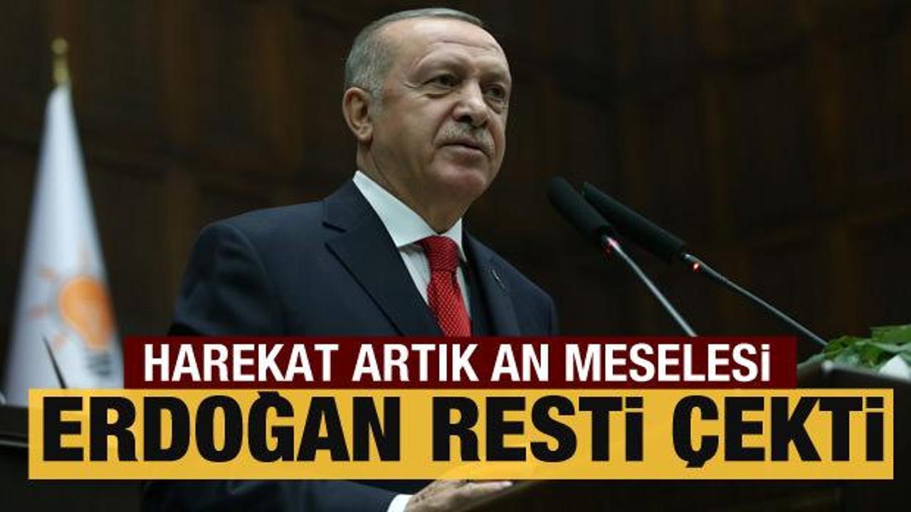 Erdoğan duyurdu: Harekat an meselesi!