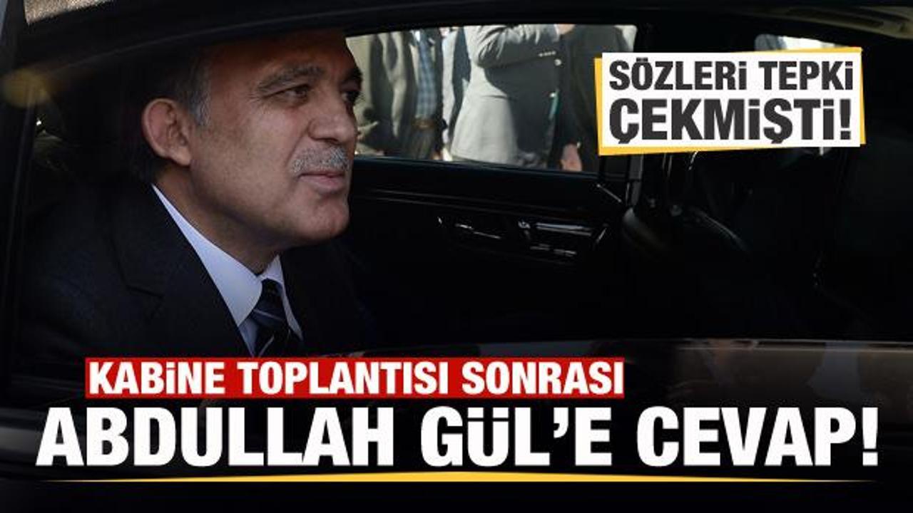 Kalın'dan Abdullah Gül'e cevap