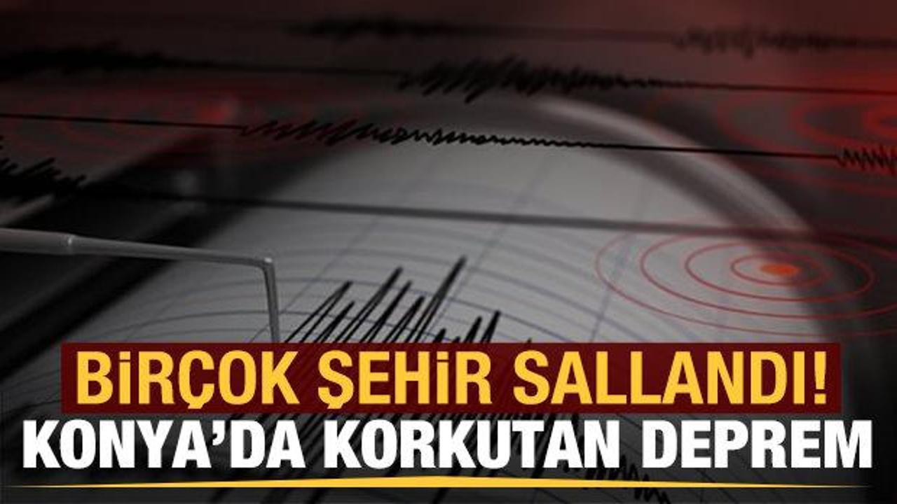 Konya'da 4.5 şiddetinde deprem