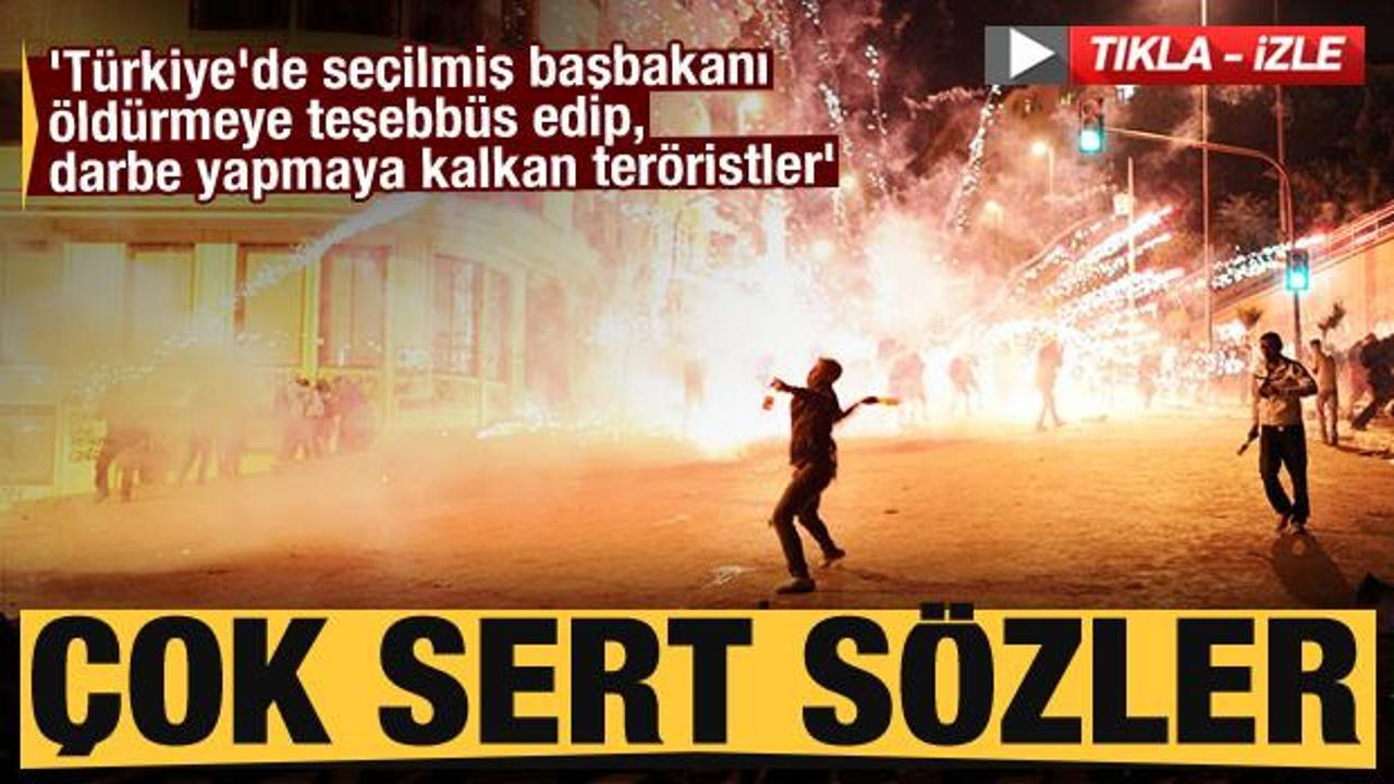 'Türkiye'de seçilmiş başbakanı öldürmeye teşebbüs edip, darbe yapmaya kalkan teröristler'