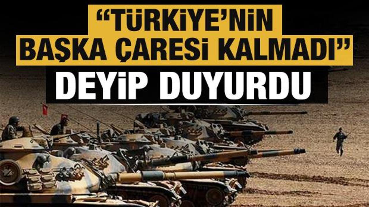 Altun, 'Türkiye'nin başka çaresi kalmadı' deyip duyurdu