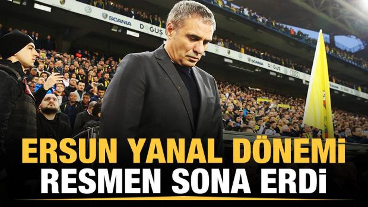 Fenerbahçe'de Ersun Yanal ile yollar ayrıldı!