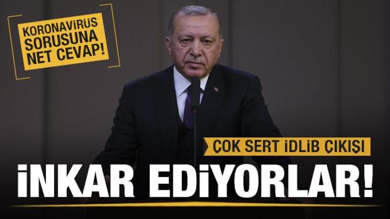 Son dakika: Erdoğan: Rusya inkar ediyor! Koronavirüs için önemli açıklama
