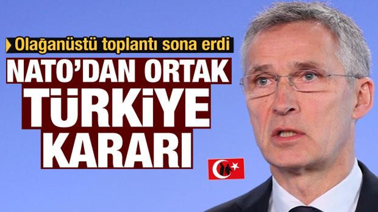 Olağanüstü İdlib toplantısı sona erdi! NATO'dan ortak Türkiye kararı
