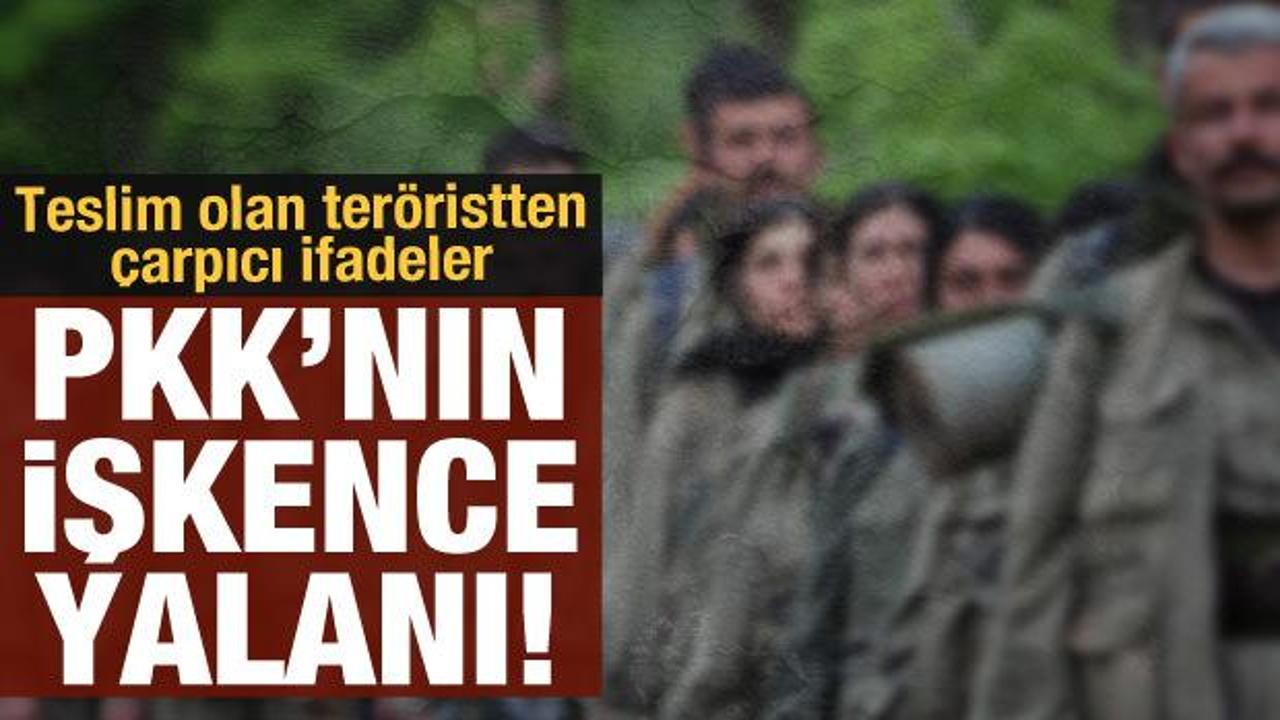 Teslim olan terörist PKK'nın korku politikasını anlattı: İşkenceyle kandırdılar