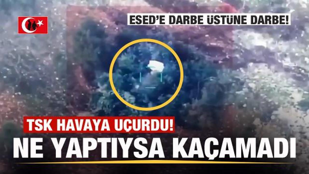 TSK operasyonlara devam ediyor! Ne yaptıysa kaçamadı! Böyle imha edildi