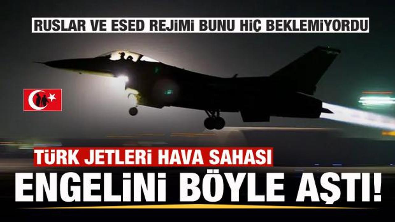 Türk savaş uçakları hava sahası engelini böyle aştı!