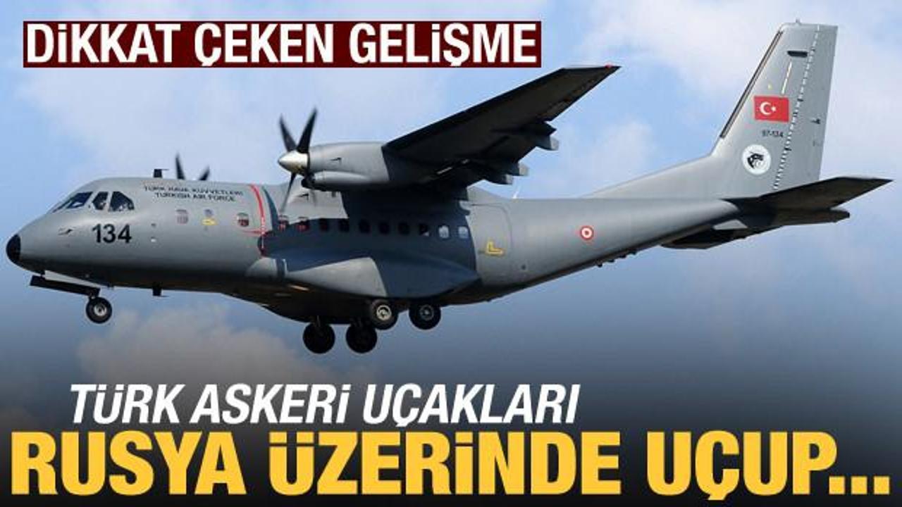 Dikkat çeken gelişme! Türk askeri uçakları Rusya üzerinde uçup...