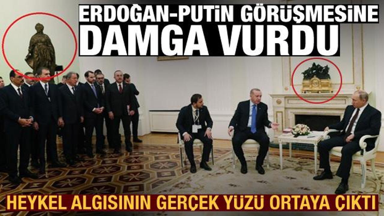 Erdoğan-Putin görüşmesine damga vurdu! Heykel algısının gerçek yüzü ortaya çıktı