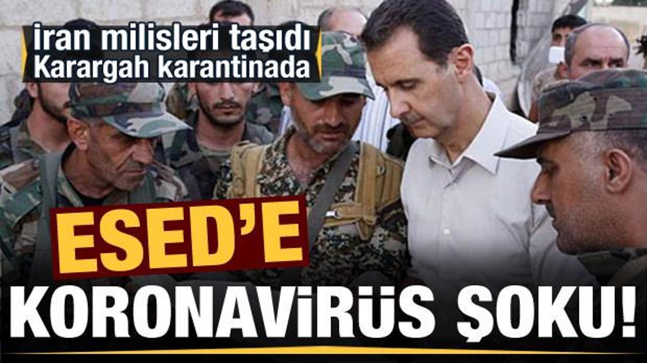 Esed'e koronavirüs şoku! Karantinaya alındı, karargah binası tahliye edildi