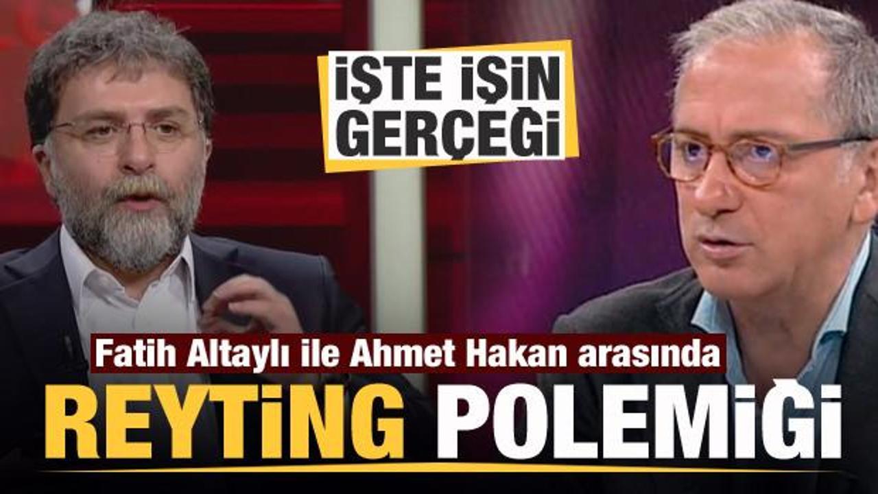 Fatih Altaylı ile Ahmet Hakan arasında reyting polemiği: İşte işin gerçeği
