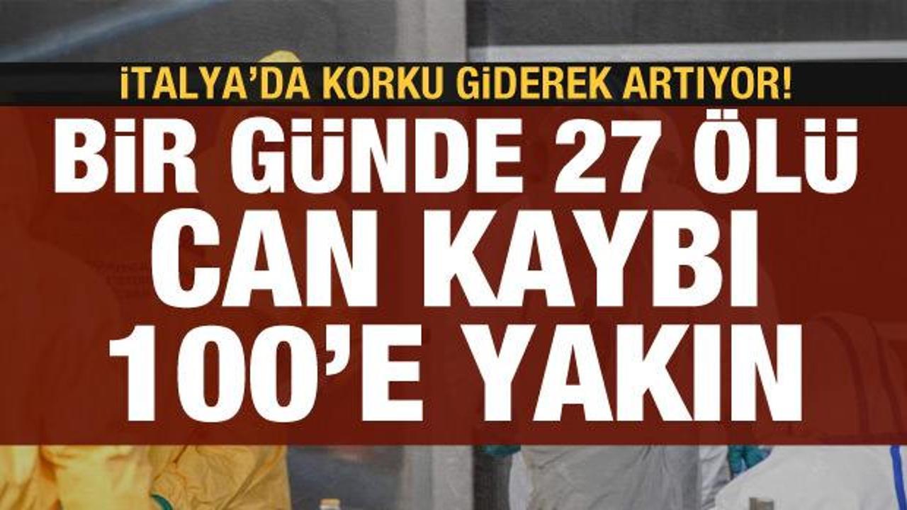 İtalya'da koronavirüs nedeniyle ölü sayısı 79'a yükseldi