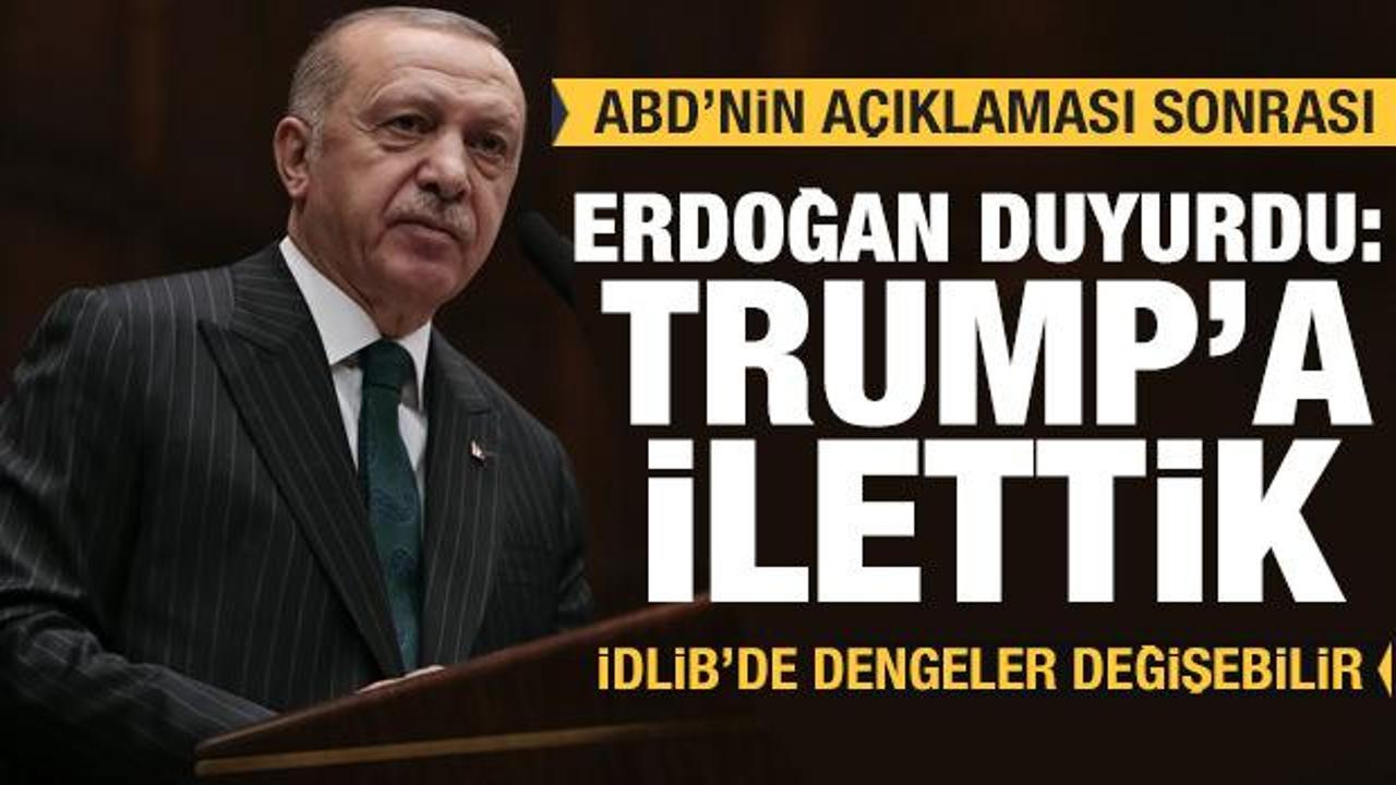 Erdoğan 'Trump'a ilettik' deyip Putin görüşmesini işaret etti                            