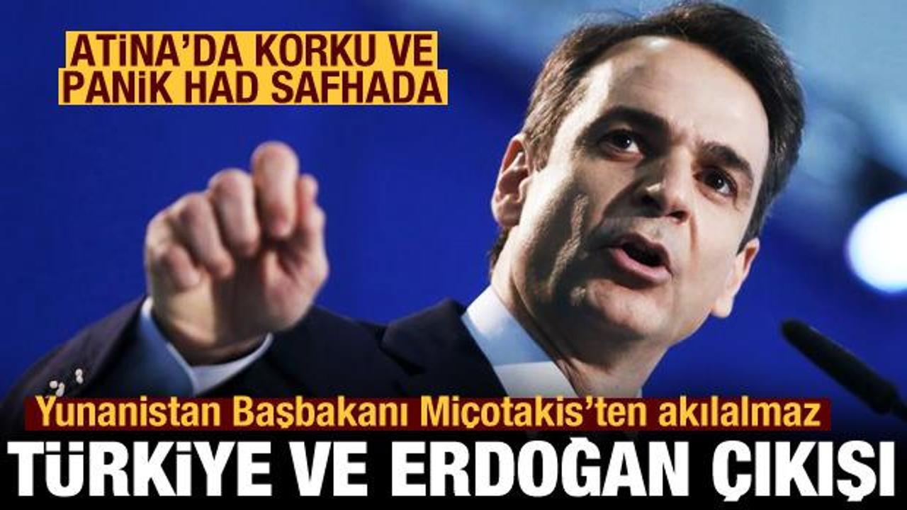 Yunanistan Başbakanı Miçotakis'ten akılalmaz Türkiye ve Erdoğan açıklaması