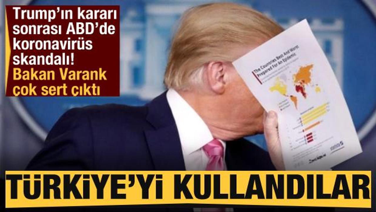 Trump'ın kararı sonrası ABD'de koronavirüs skandalı! Türkiye'yi kullandılar! Çok sert tepki
