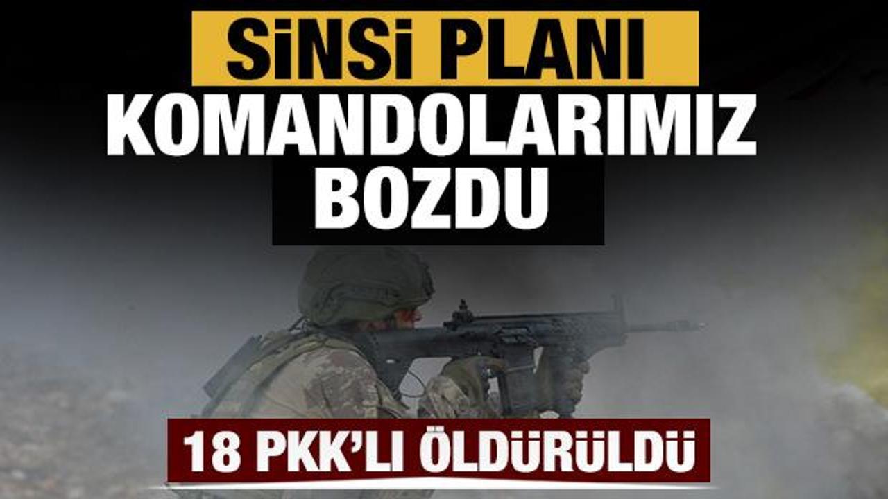 Barış Pınarı bölgesine sızmaya çalışan 18 PKK'lı öldürüldü