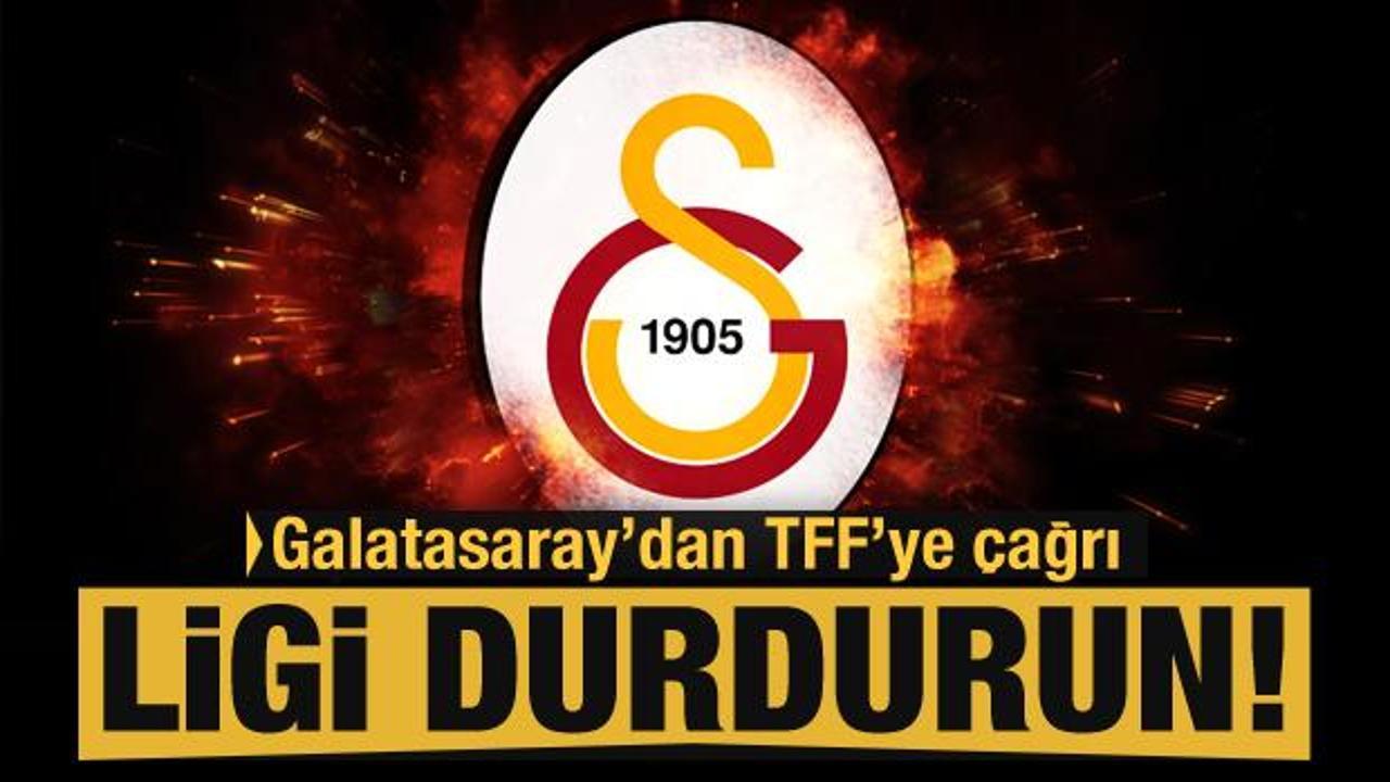 Galatasaray'dan ligler ertelensin çağrısı!