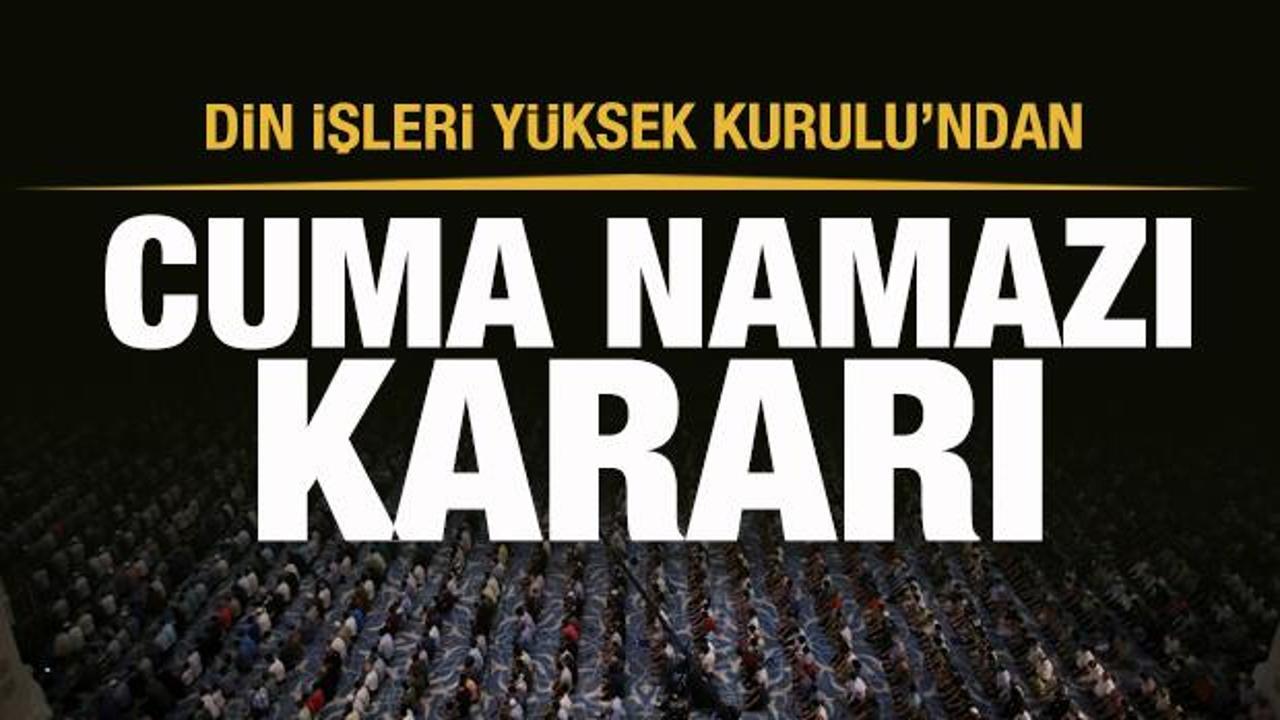 Son dakika: Diyanet'ten koronavirüs açıklaması! Cuma namazı için uyarı