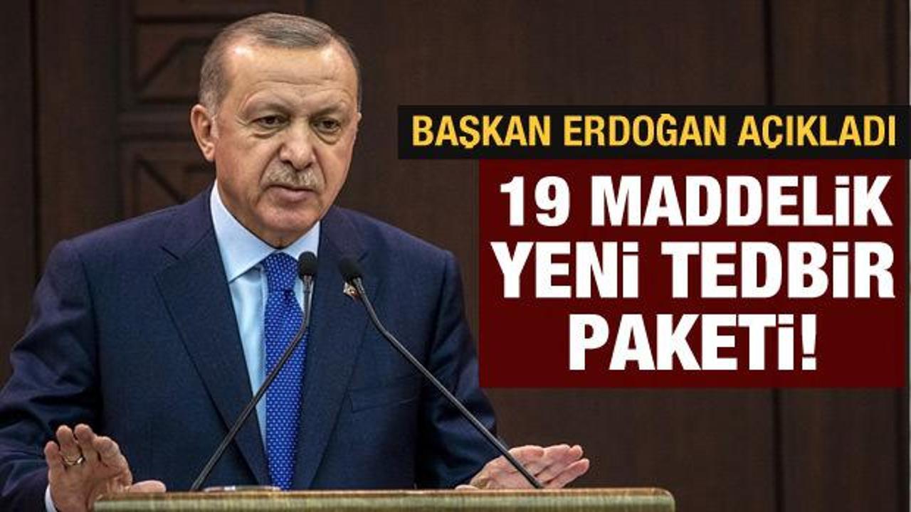 Başkan Erdoğan'dan koronavirüsle ilgili son dakika açıklamalar