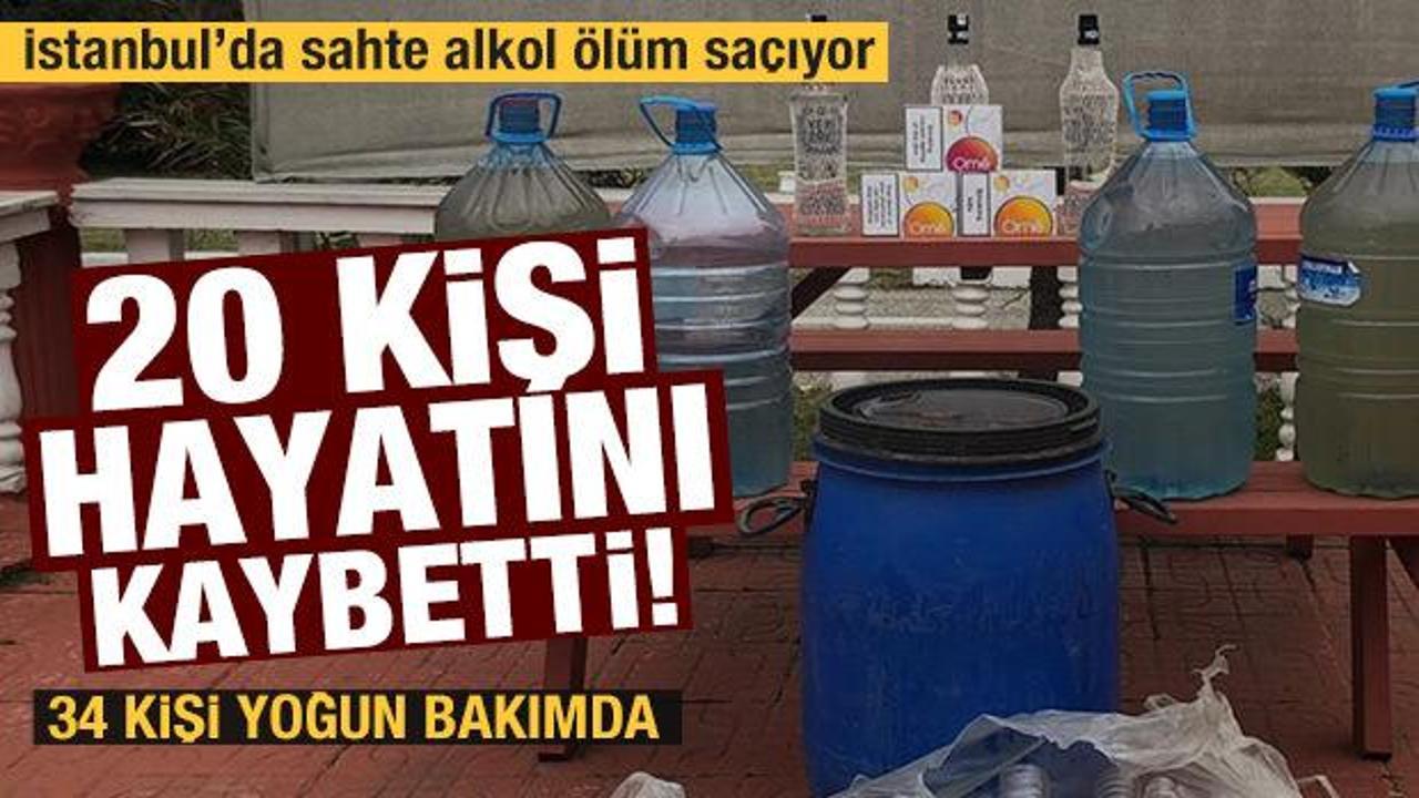İstanbul'da sahte alkolden ölenlerin sayısı 20'ye yükseldi