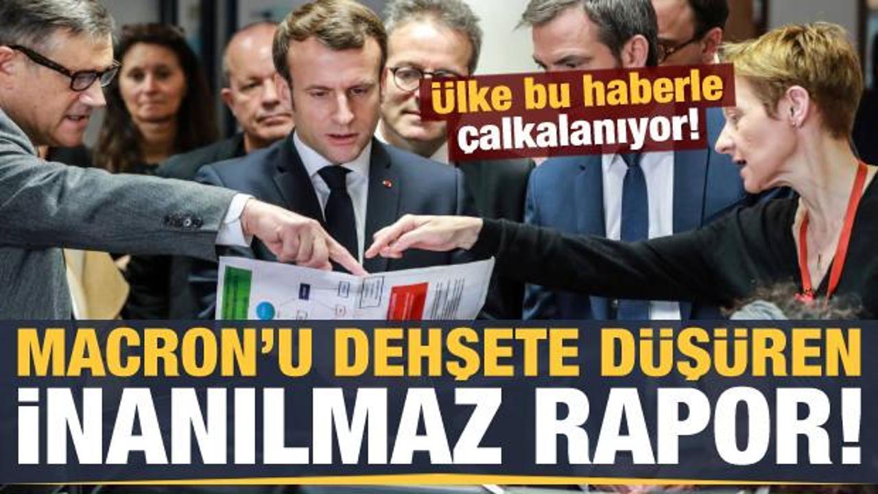 Macron'u dehşete düşüren koronavirüs raporu!