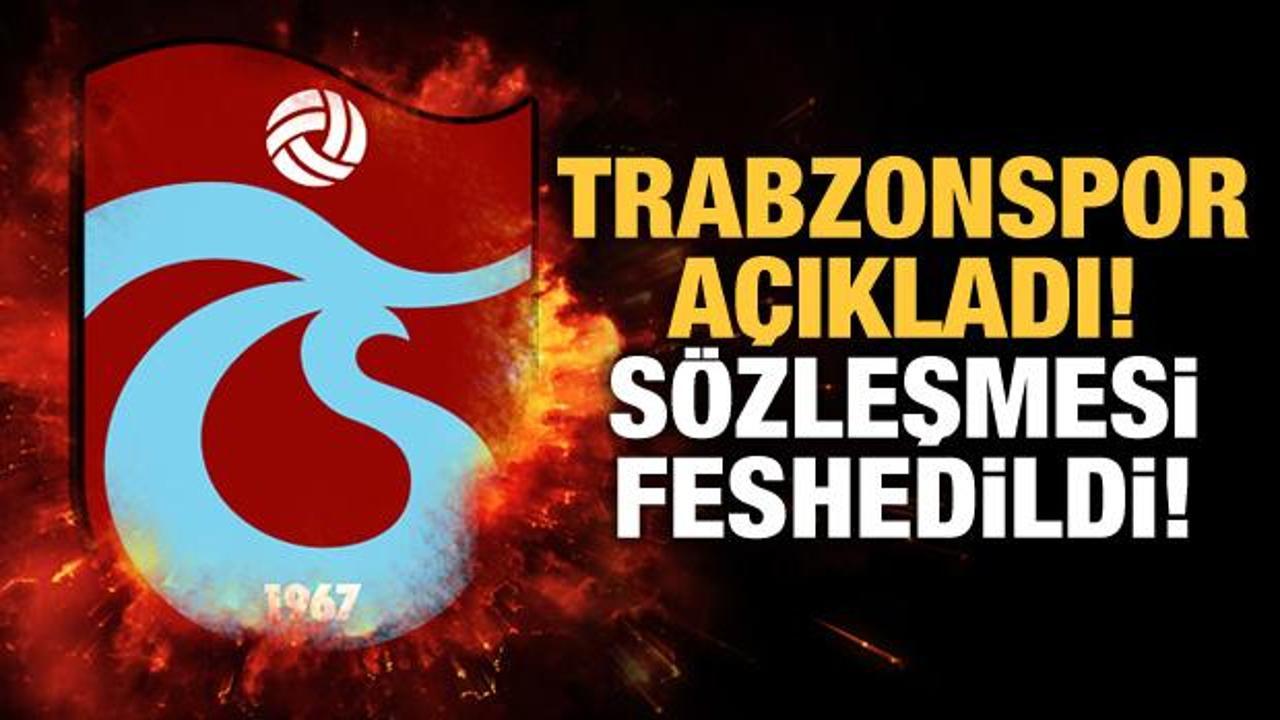 Trabzonspor Mikel'in sözleşmesini feshetti!