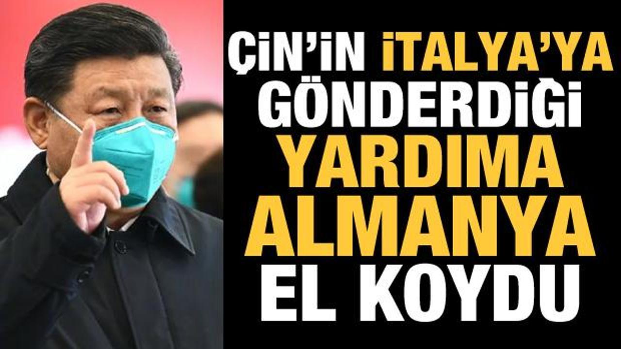Çin'in İtalya'ya gönderdiği maskelere Almanya'nın el koyduğu ortaya çıktı