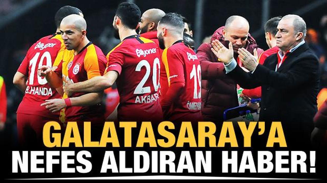 Galatasaray'da sevindirici gelişme!
