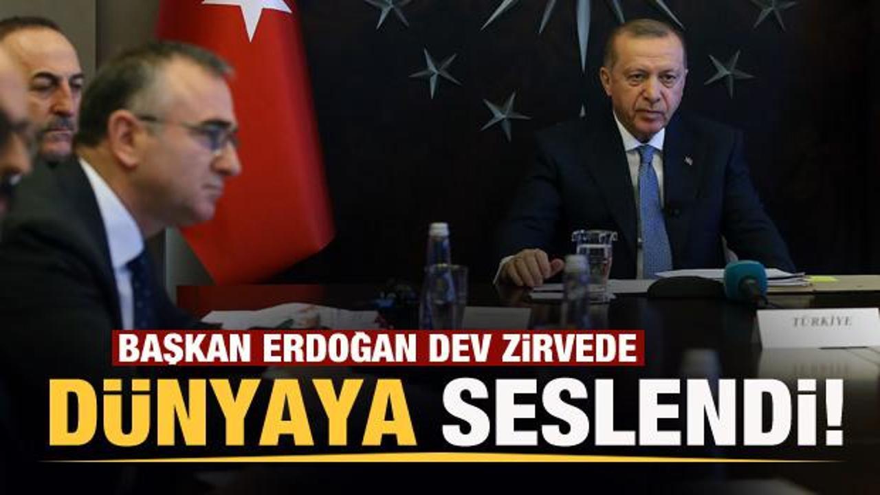 Kritik zirvede Erdoğan'dan dünyaya son dakika çağrısı