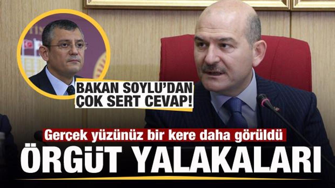 Bakan Soylu'dan CHP'li Özgür Özel'e çok sert yanıt: Örgüt yalakaları