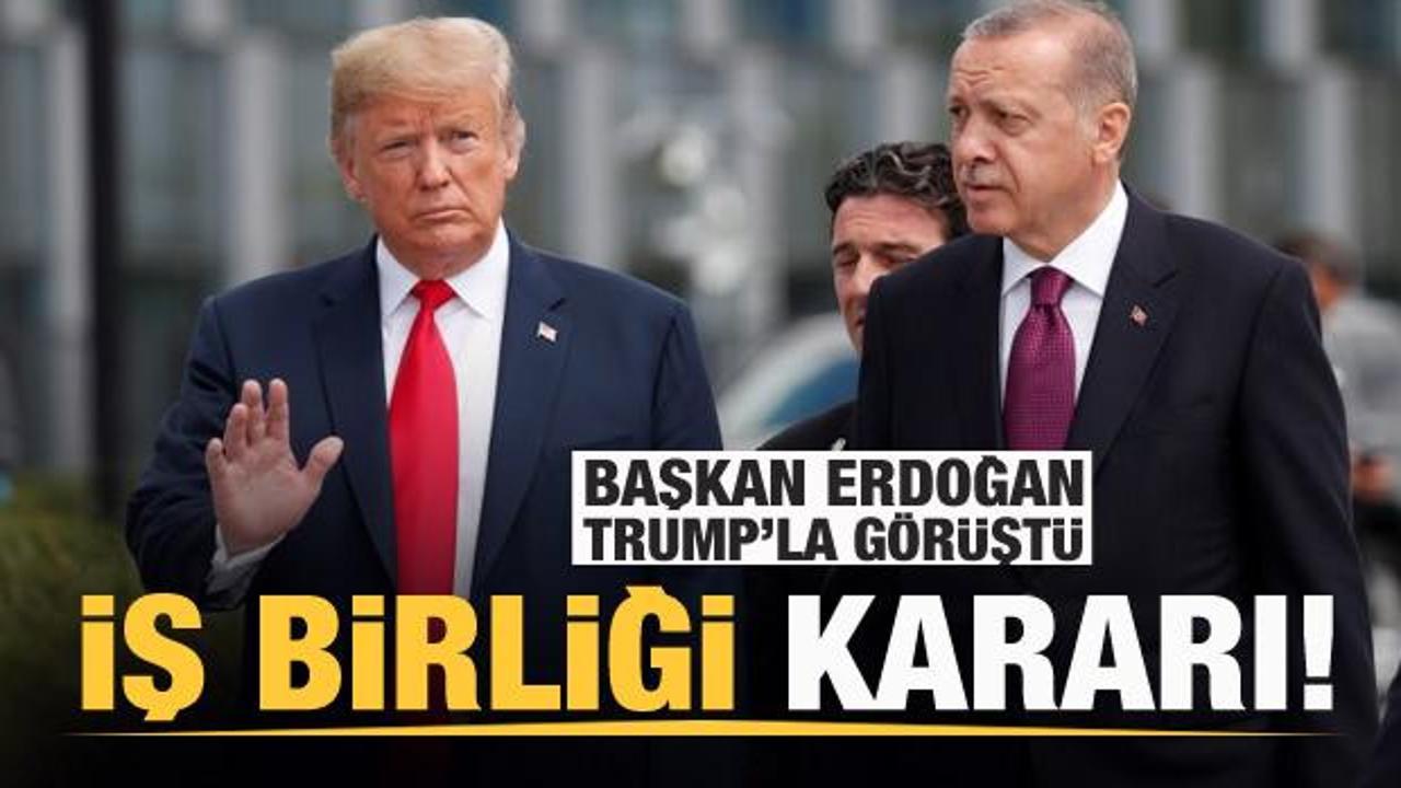 Başkan Erdoğan Trump'la koronavirüsü görüştü! İş birliği kararı