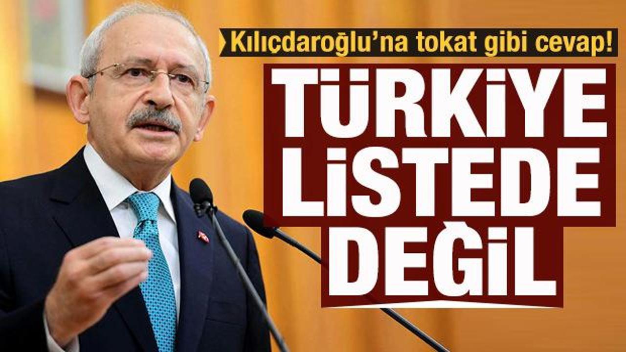 IMF'den Kılıçdaroğlu'na tokat gibi cevap: Türkiye listede değil