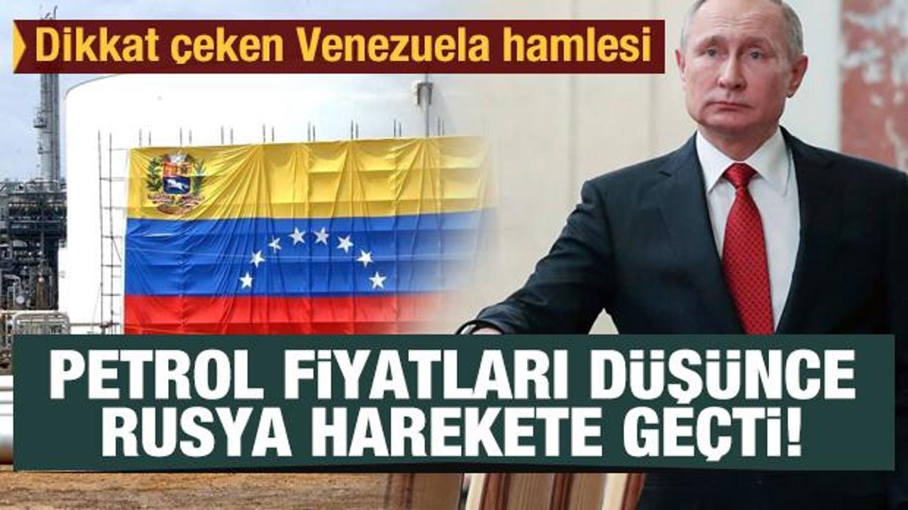 Petrol fiyatları düşünce Rusya harekete geçti! Kritik Venezuela hamlesi