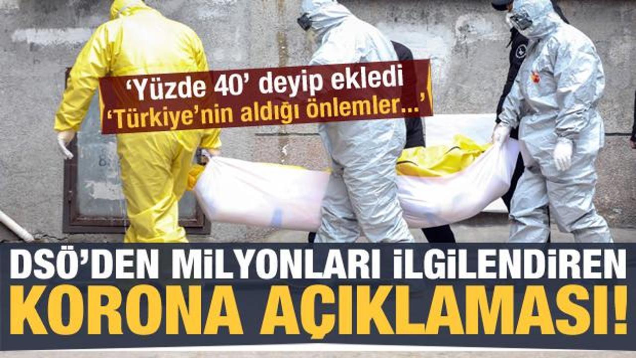 DSÖ'nün üst düzey Türk yetkilisinden milyonları ilgilendiren koronavirüs açıklaması