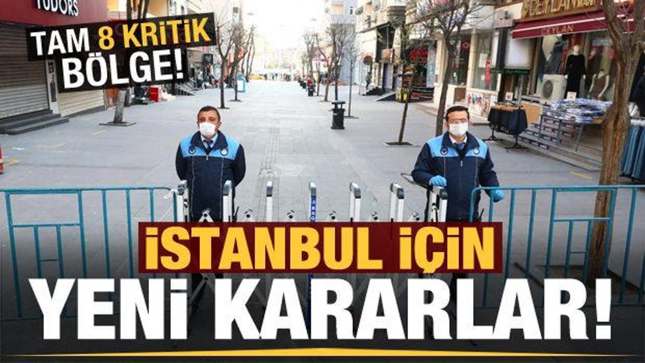 İstanbul'da 2 meydan ve 6 cadde yaya trafiğine kapatıldı!