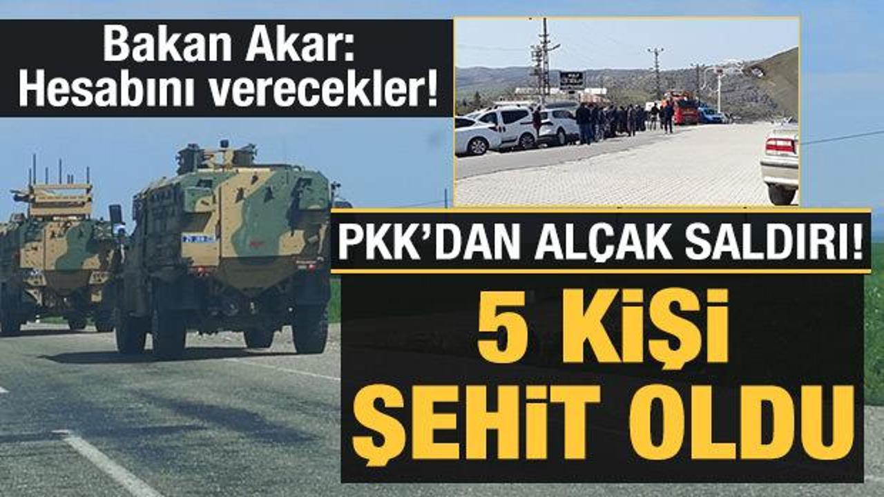Son dakika haberi: Diyarbakır'da PKK köylülere saldırdı! 5 vatandaşımız şehit oldu