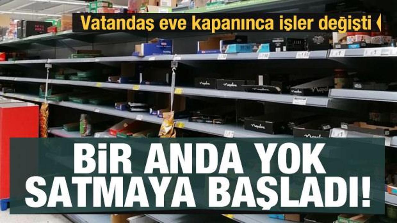 Vatandaş eve kapanınca yok satmaya başladı!
