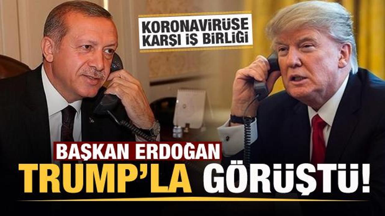 Başkan Erdoğan, ABD Başkanı Trump'la görüştü