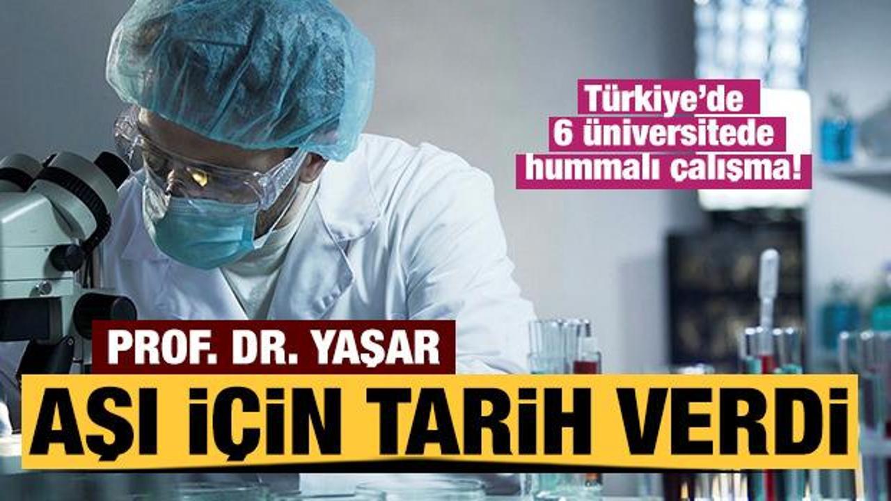 Türkiye'de aşı için  6 üniversite seferber oldu