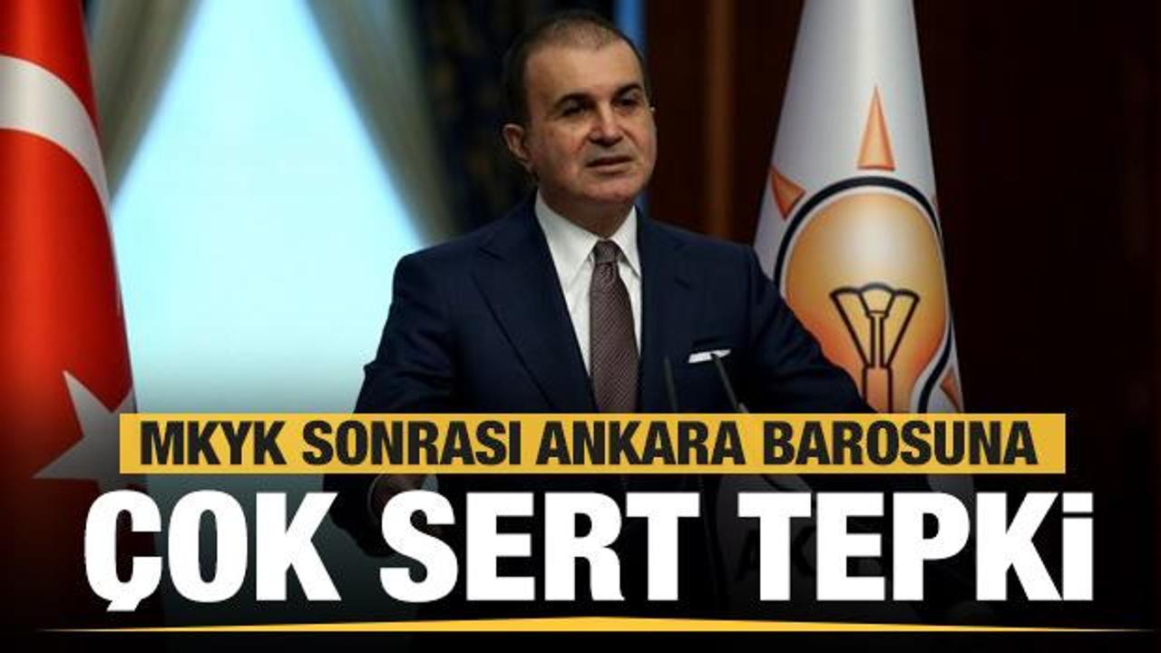 AK Parti'den Ankara Barosuna çok sert tepki: Tam bir faşist metnidir