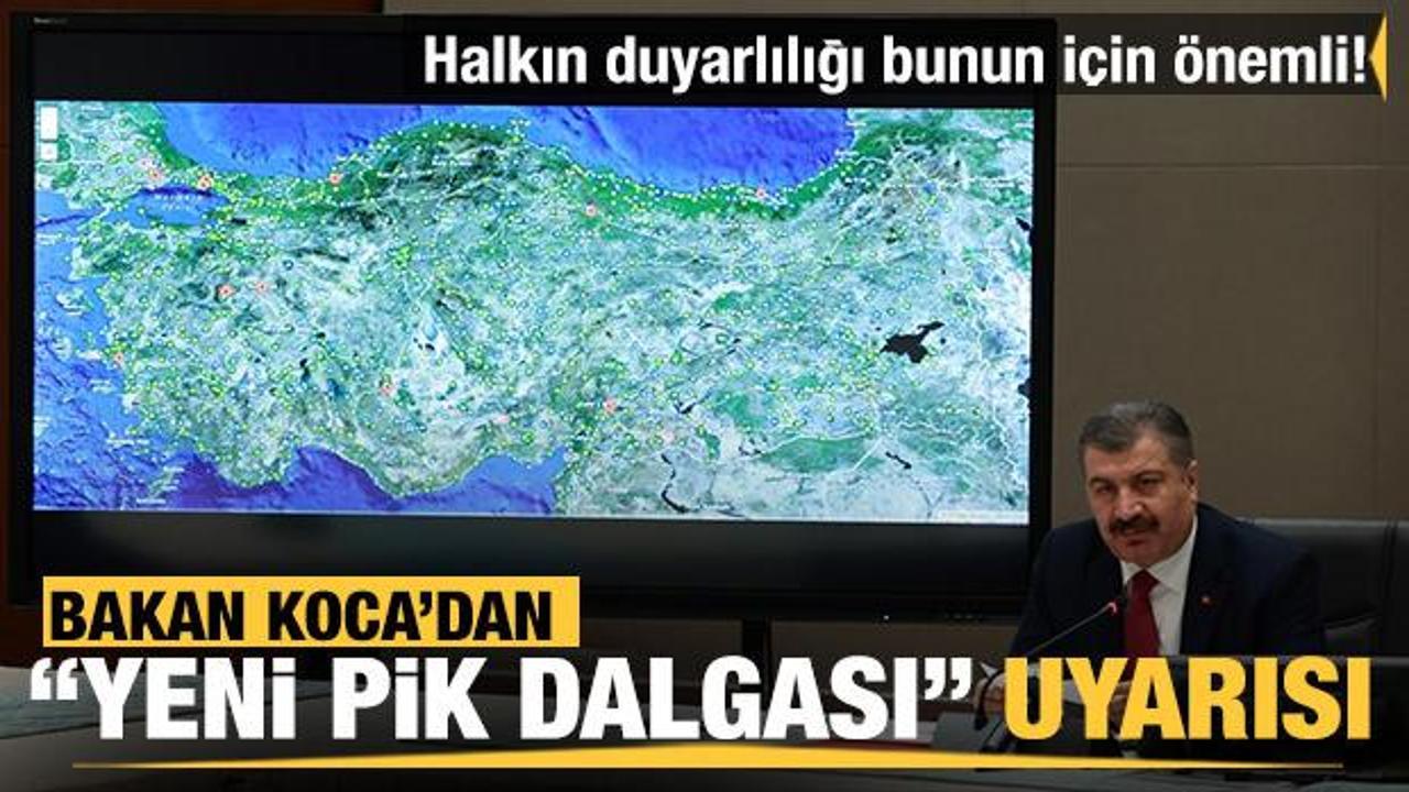 Bakan Koca'dan salgında ikinci dalga uyarısı