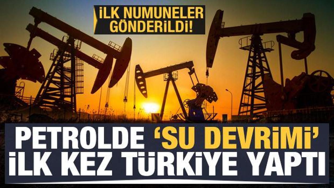 Petrolde 'su' devrimi: İlk kez Türkiye'de uygulandı