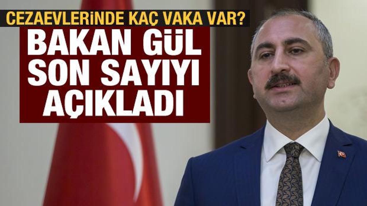 Son dakika haberi: Cezaevlerinde kaç vaka var? Adalet Bakanı Gül açıkladı