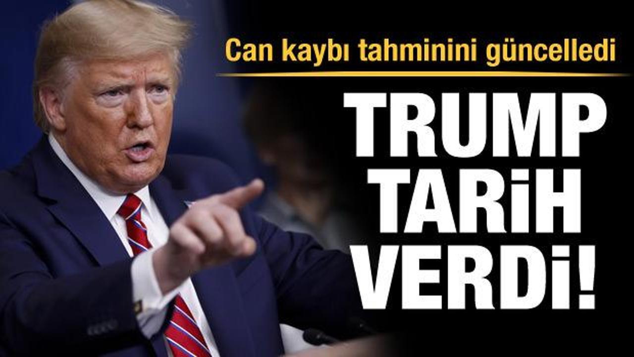 ABD Başkanı Trump, Kovid-19 can kaybı tahminini güncelledi