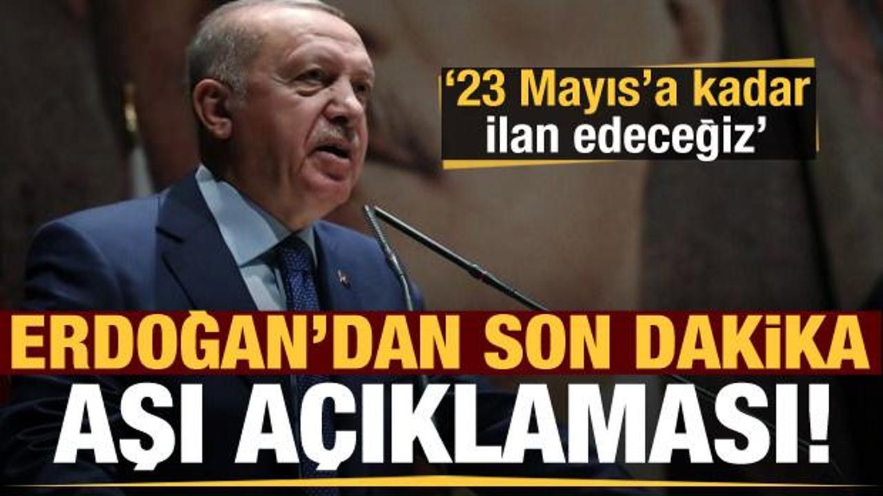 Başkan Erdoğan'dan aşı açıklaması! AB'ye kritik mesaj