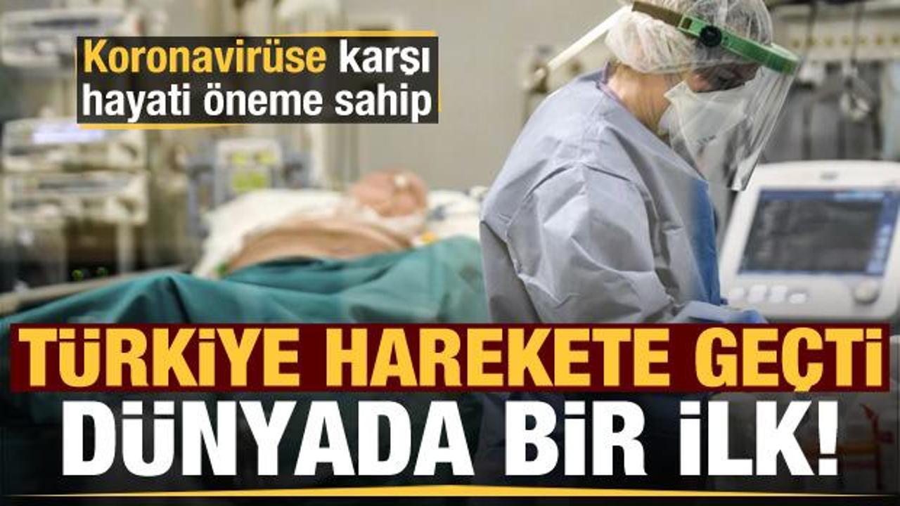 Dünyada bir ilk! Türkiye'de kuruldu, koronaya karşı hayati öneme sahip...